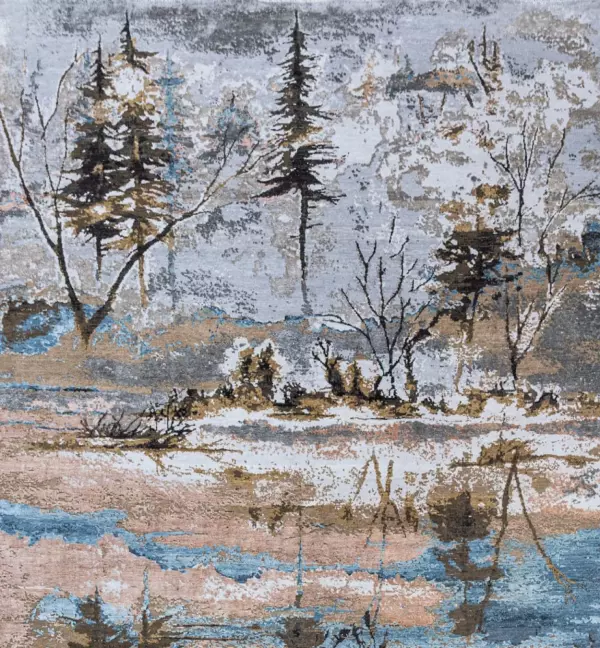contemporary wool and silk